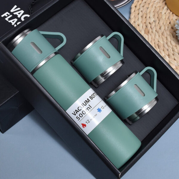 Vacuum Flask Set (Green)
