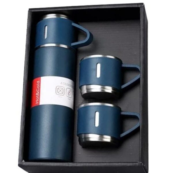 Vacuum Flask Set (Blue)