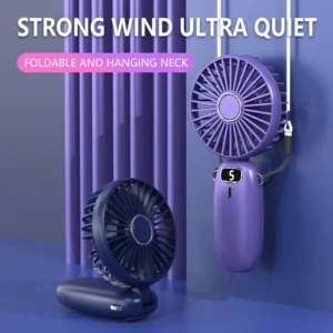 Mini Fans Outdoor Electric Folding Fans 1200mAh