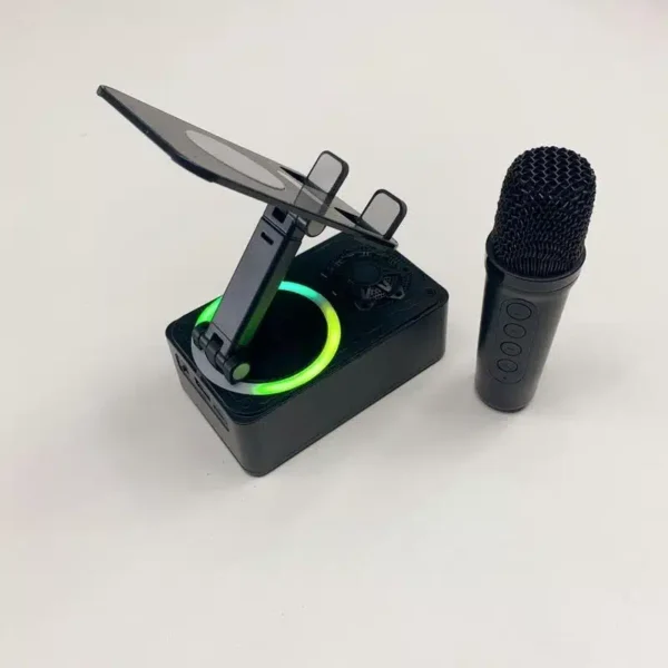 Phone Stand with 360° Bluetooth Speaker